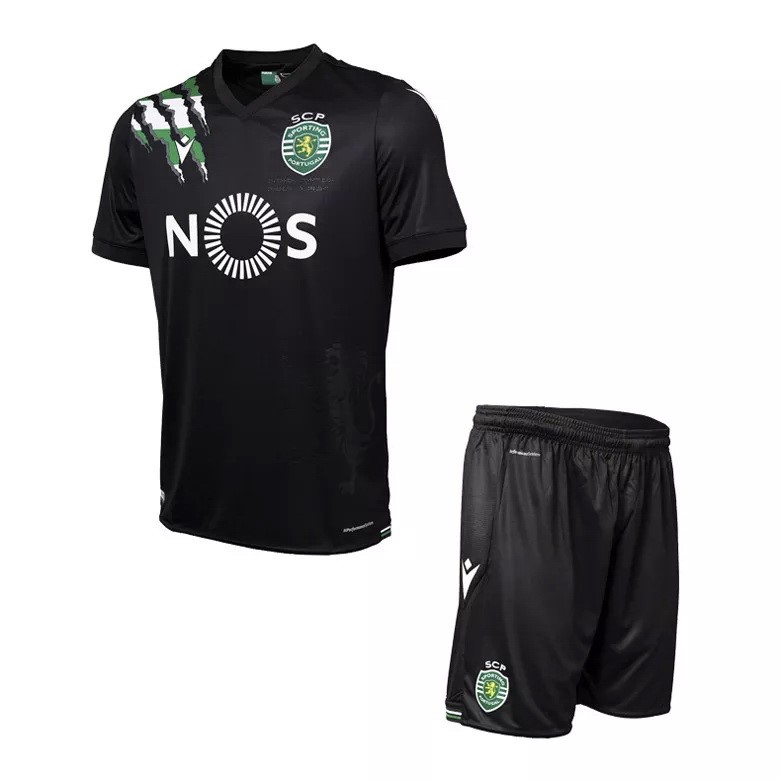 Camiseta Lisboa 2ª Niños 2020-2021 Negro